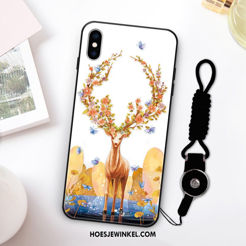 iPhone Xs Hoesje Siliconen Hoes All Inclusive, iPhone Xs Hoesje Nieuw Hanger