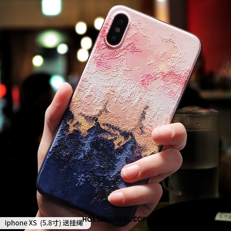 iPhone Xs Hoesje Siliconen Persoonlijk Nieuw, iPhone Xs Hoesje Trendy Merk Bescherming