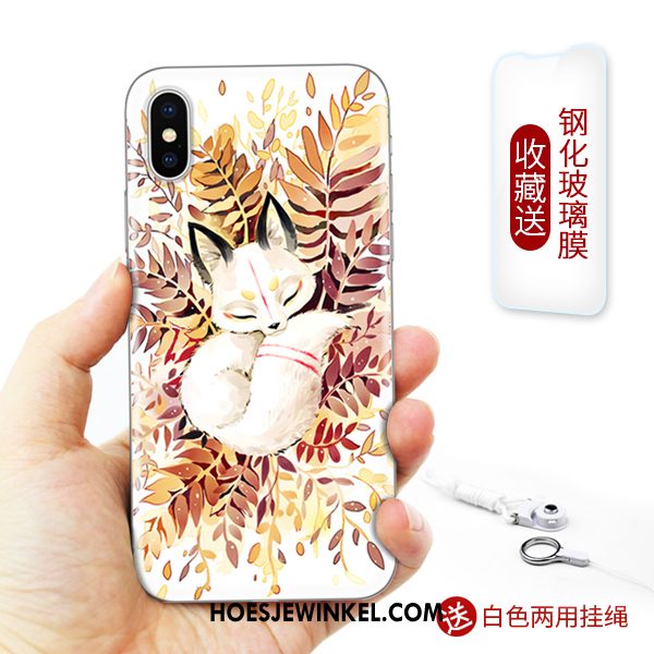 iPhone Xs Hoesje Zacht Siliconen Mobiele Telefoon, iPhone Xs Hoesje Kunst Hoes