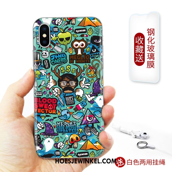 iPhone Xs Hoesje Zacht Siliconen Mobiele Telefoon, iPhone Xs Hoesje Kunst Hoes