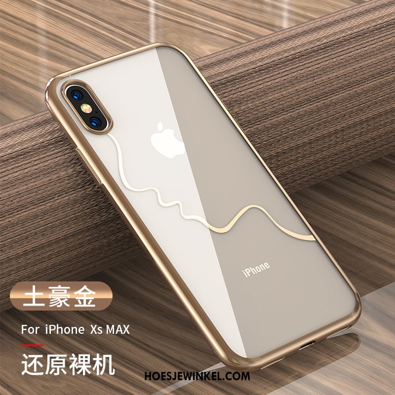 iPhone Xs Max Hoesje Dun Nieuw Mobiele Telefoon, iPhone Xs Max Hoesje Anti-fall Doorzichtig