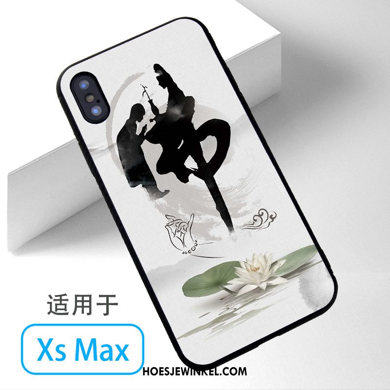 iPhone Xs Max Hoesje Geel Boeddha Mobiele Telefoon, iPhone Xs Max Hoesje