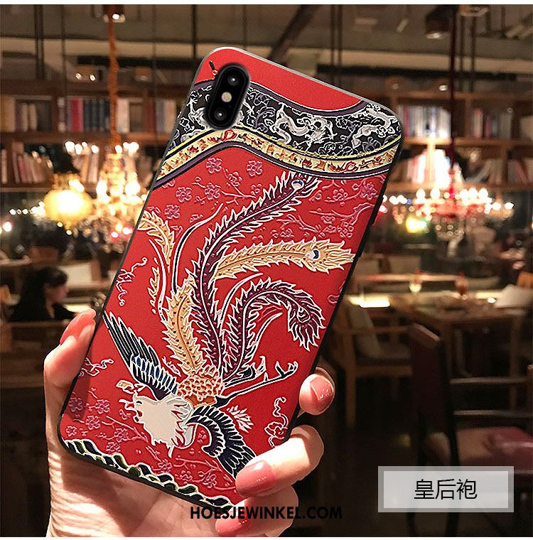 iPhone Xs Max Hoesje Kers Groen Paleis, iPhone Xs Max Hoesje Mobiele Telefoon Wind