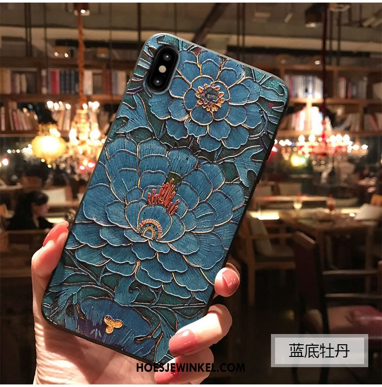 iPhone Xs Max Hoesje Kers Groen Paleis, iPhone Xs Max Hoesje Mobiele Telefoon Wind