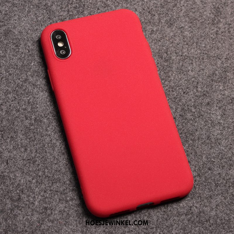 iPhone Xs Max Hoesje Net Red Grijs Anti-fall, iPhone Xs Max Hoesje Scheppend All Inclusive