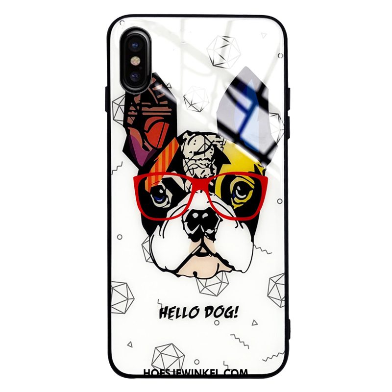 iPhone Xs Max Hoesje Scheppend Rood Trendy Merk, iPhone Xs Max Hoesje Mobiele Telefoon Hond