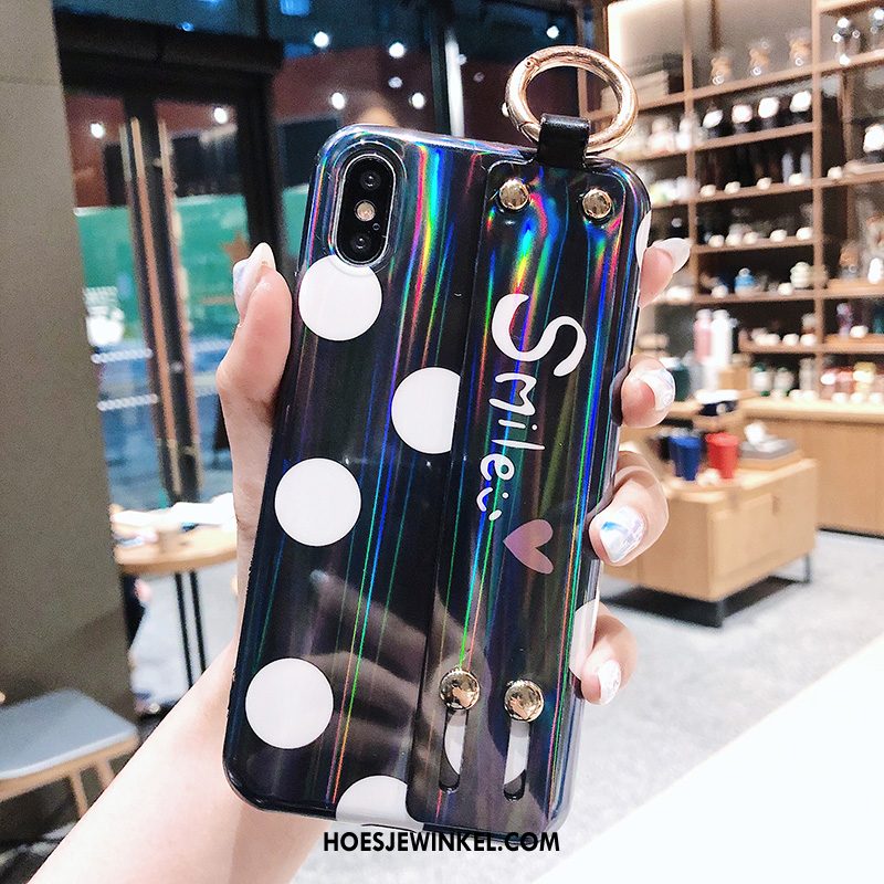 iPhone Xs Max Hoesje Siliconen Mobiele Telefoon Wit, iPhone Xs Max Hoesje Hoes Golfpunt