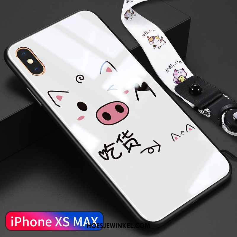 iPhone Xs Max Hoesje Trendy Merk Bescherming Hoes, iPhone Xs Max Hoesje Mooie Dun