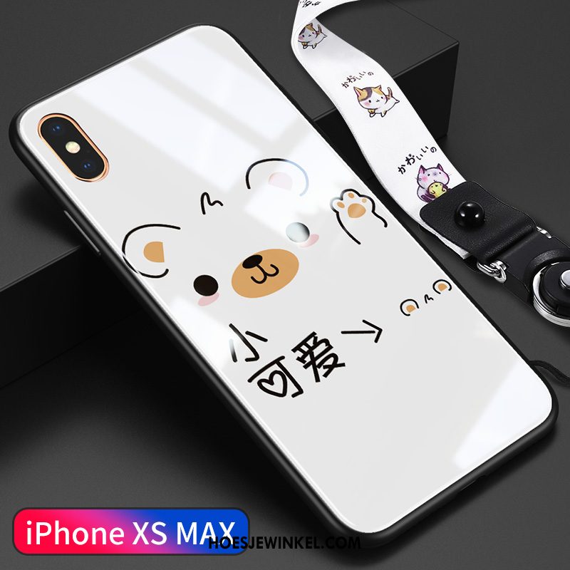 iPhone Xs Max Hoesje Trendy Merk Bescherming Hoes, iPhone Xs Max Hoesje Mooie Dun