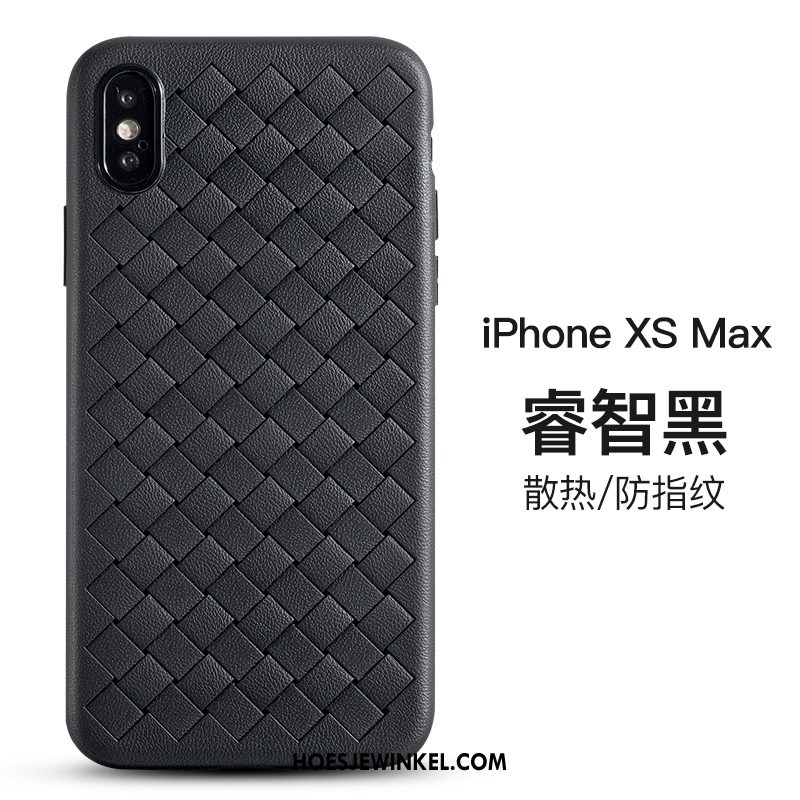 iPhone Xs Max Hoesje Trendy Merk Mobiele Telefoon Ademend, iPhone Xs Max Hoesje Bedrijf Anti-fall