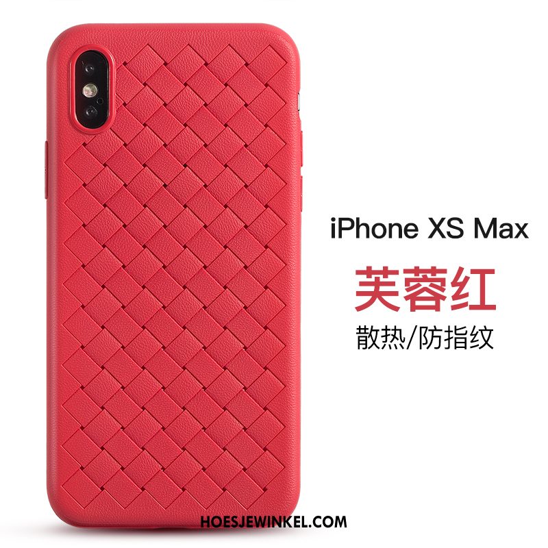 iPhone Xs Max Hoesje Trendy Merk Mobiele Telefoon Ademend, iPhone Xs Max Hoesje Bedrijf Anti-fall