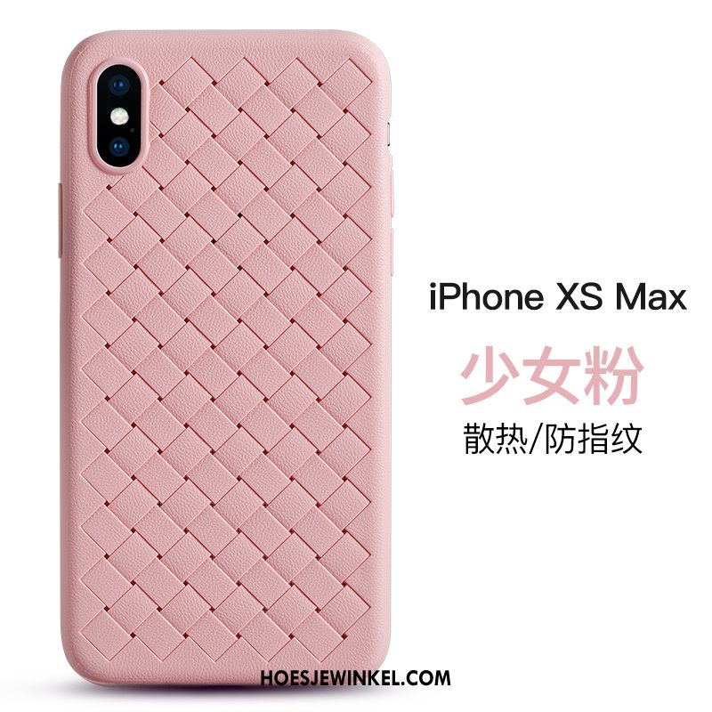 iPhone Xs Max Hoesje Trendy Merk Mobiele Telefoon Ademend, iPhone Xs Max Hoesje Bedrijf Anti-fall