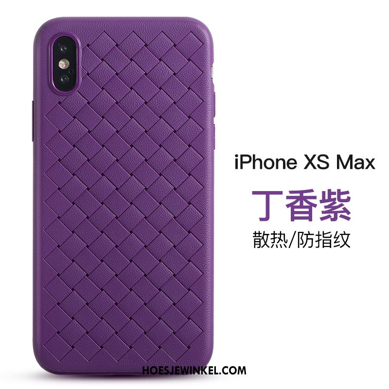 iPhone Xs Max Hoesje Trendy Merk Mobiele Telefoon Ademend, iPhone Xs Max Hoesje Bedrijf Anti-fall