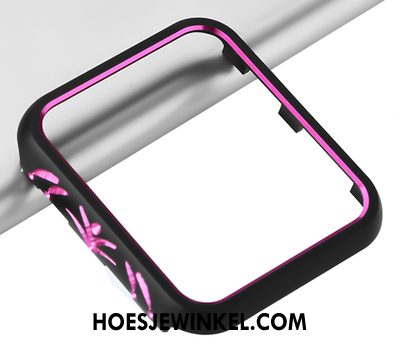 Apple Watch Series 1 Hoesje Twee Kleuren Zwart Metaal, Apple Watch Series 1 Hoesje Patroon Anti-fall