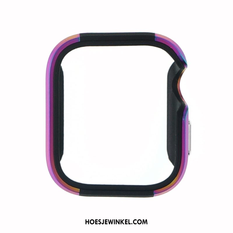 Apple Watch Series 4 Hoesje Bescherming Purper Legering, Apple Watch Series 4 Hoesje Metaal