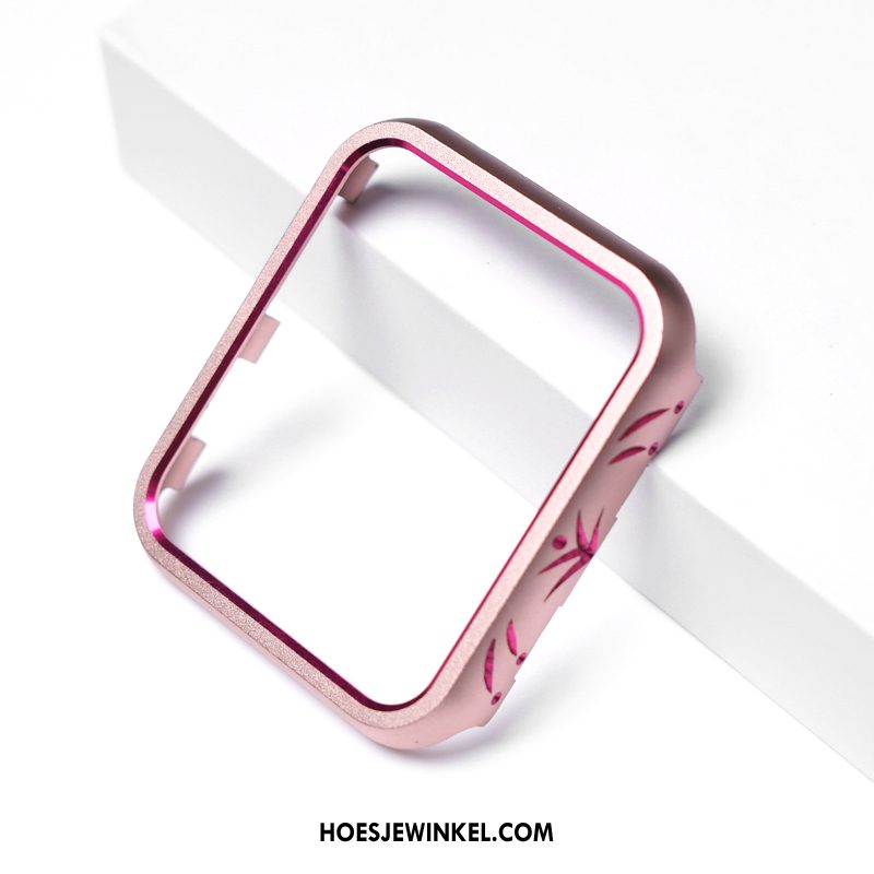 Apple Watch Series 4 Hoesje Bescherming Roze Anti-fall, Apple Watch Series 4 Hoesje Metaal Strass