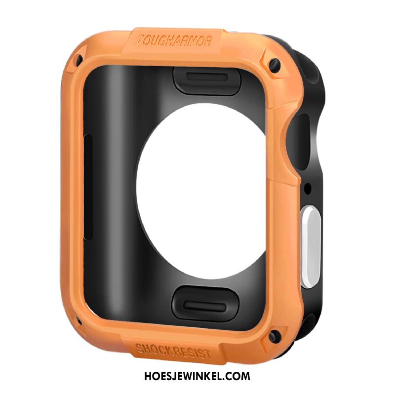 Apple Watch Series 5 Hoesje Hoes Oranje Bescherming, Apple Watch Series 5 Hoesje Siliconen Accessoires