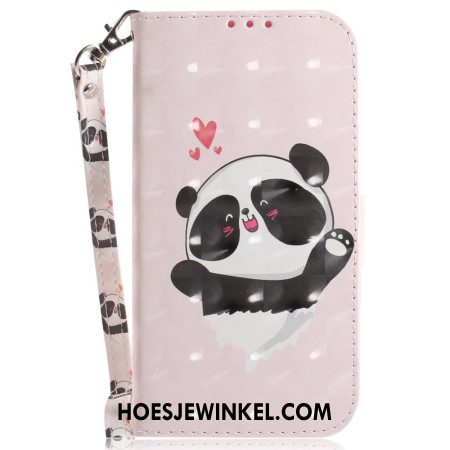 Bescherming Hoesje Oneplus Nord 4 Panda Love Sleutelkoord