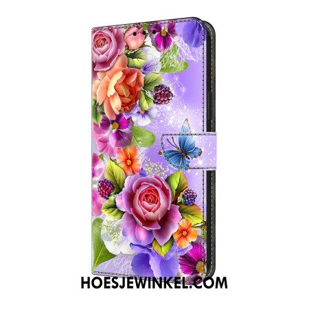 Bescherming Hoesje Samsung Galaxy S25 Fe Kleurrijk Bloemenpatroon