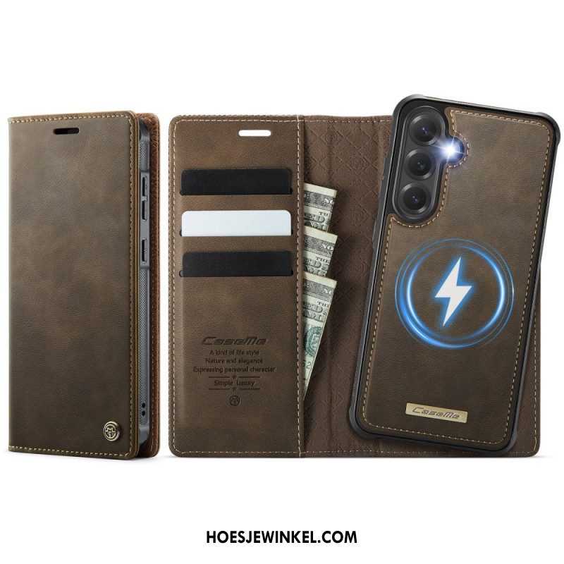 Bescherming Hoesje Samsung Galaxy S25 Fe Portemonnee Met Afneembare Hoes Rfid