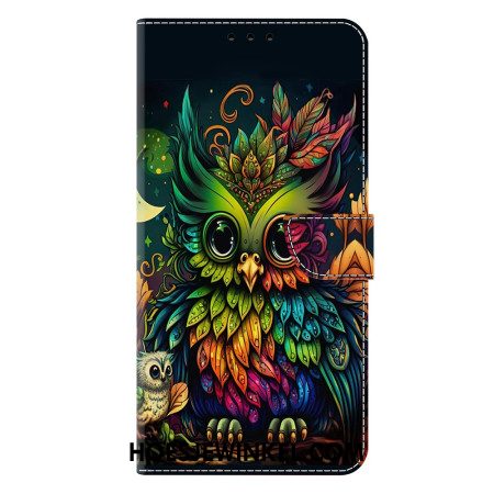 Bescherming Hoesje Samsung Galaxy S25 Plus 5g Kleurrijke Uil