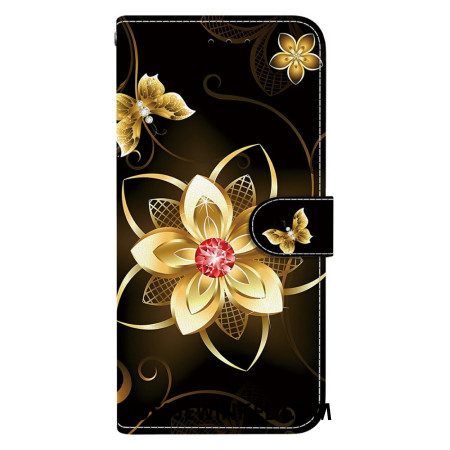 Bescherming Hoesje Samsung Galaxy S26 Gouden Bloem