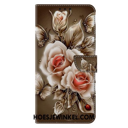 Bescherming Hoesje Samsung Galaxy S26 Plus Bruine Rozen