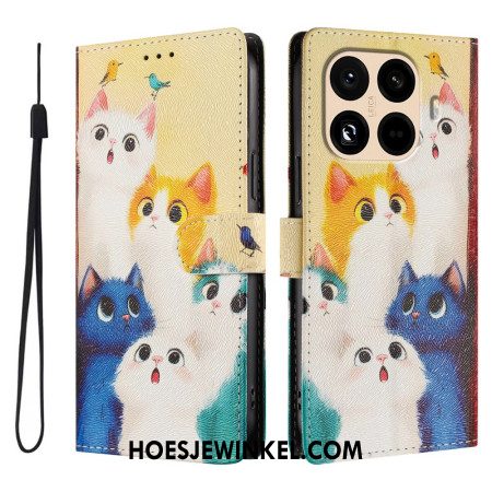 Bescherming Hoesje Xiaomi 15t Pro Kleurrijke Katten