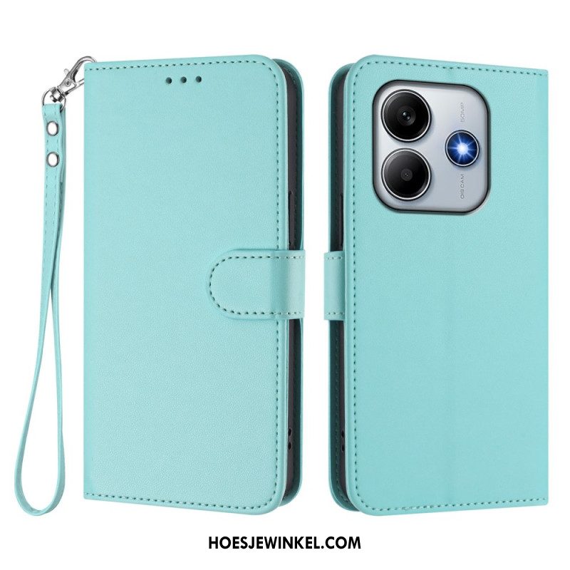 Bescherming Hoesje Xiaomi Redmi Note 14 5g Effen Met Koord