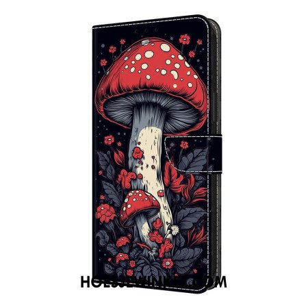 Bescherming Hoesje Xiaomi Redmi Note 14 Pro 4g Rode Paddenstoel