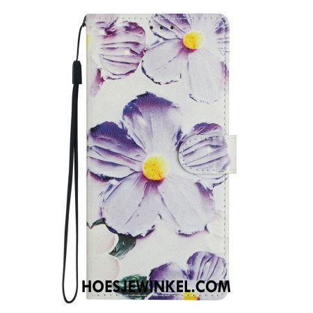 Bescherming Hoesje Xiaomi Redmi Note 15 5g Paarse Bloemen