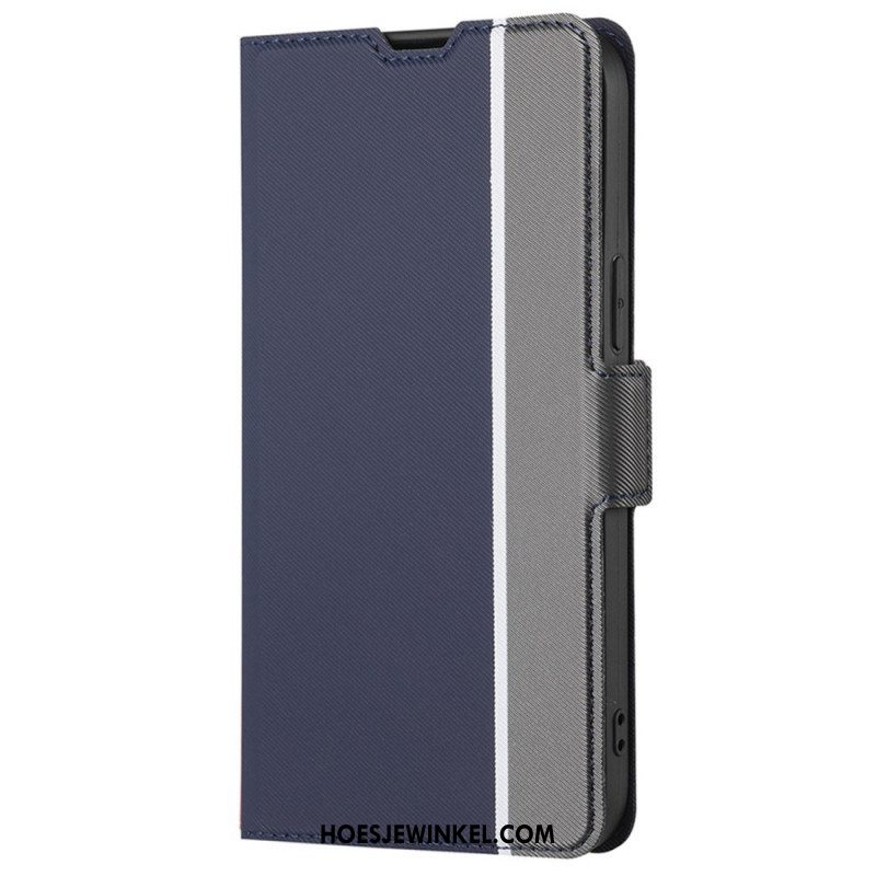 Bescherming Hoesje voor OnePlus 10 Pro 5G Folio-hoesje Twee Toon