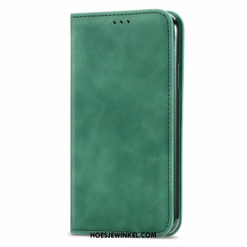 Bescherming Hoesje voor OnePlus Nord 2 5G Folio-hoesje Skin-touch-ontwerp