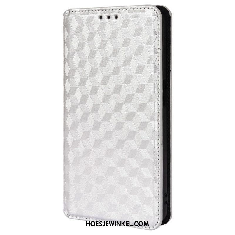 Bescherming Hoesje voor Oppo A54 5G / A74 5G Folio-hoesje 3d Textuur