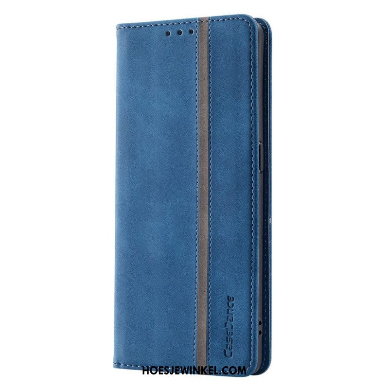 Bescherming Hoesje voor Oppo Find X5 Pro Folio-hoesje Kunstleer Casedance