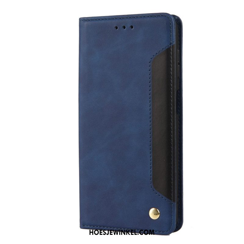 Bescherming Hoesje voor Samsung Galaxy A13 5G / A04s Folio-hoesje Leer Textuur