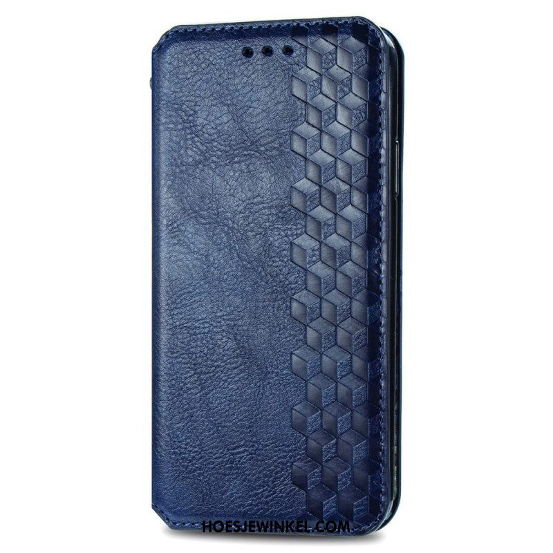 Bescherming Hoesje voor Samsung Galaxy A13 5G / A04s Folio-hoesje Strappy Litchi Lederen Stijl