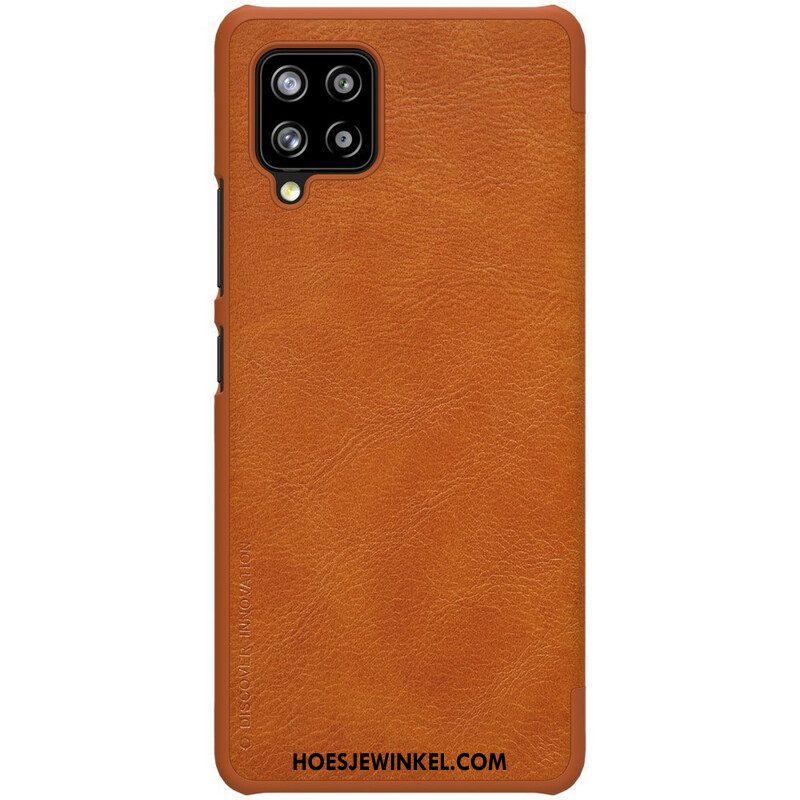 Bescherming Hoesje voor Samsung Galaxy A42 5G Folio-hoesje Nillkin Qin-serie