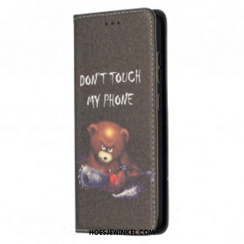 Bescherming Hoesje voor Samsung Galaxy A52 4G / A52 5G / A52s 5G Folio-hoesje Gevaarlijke Beer