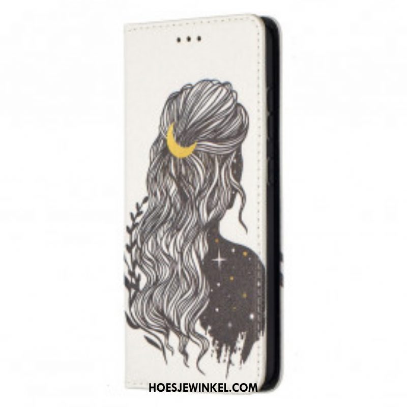 Bescherming Hoesje voor Samsung Galaxy A52 4G / A52 5G / A52s 5G Folio-hoesje Mooi Haar