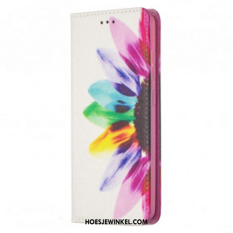 Bescherming Hoesje voor Samsung Galaxy A52 4G / A52 5G / A52s 5G Folio-hoesje Waterverf Bloem