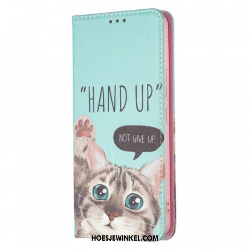 Bescherming Hoesje voor Samsung Galaxy A53 5G Folio-hoesje Hand Omhoog