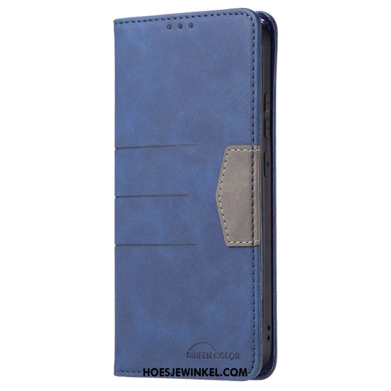 Bescherming Hoesje voor Samsung Galaxy M23 5G Folio-hoesje Binfen-kleur