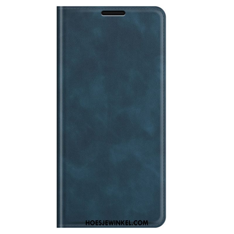 Bescherming Hoesje voor Samsung Galaxy M32 Folio-hoesje Stijl Lederen Ontwerp