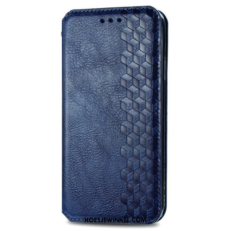 Bescherming Hoesje voor Samsung Galaxy M53 5G Folio-hoesje Patroon Met Leereffect