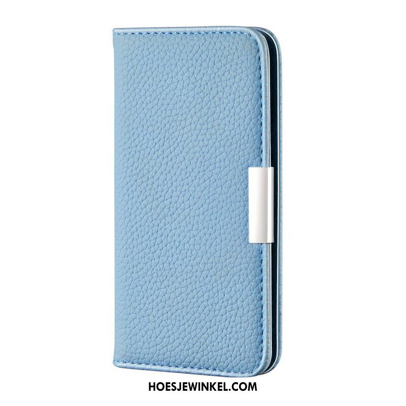 Bescherming Hoesje voor Samsung Galaxy S21 FE Folio-hoesje Imitatieleer Litchi Ultra Chic