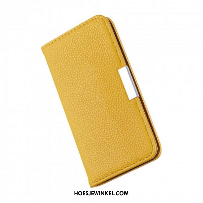 Bescherming Hoesje voor Samsung Galaxy S21 Plus 5G Folio-hoesje Imitatieleer Litchi Ultra Chic