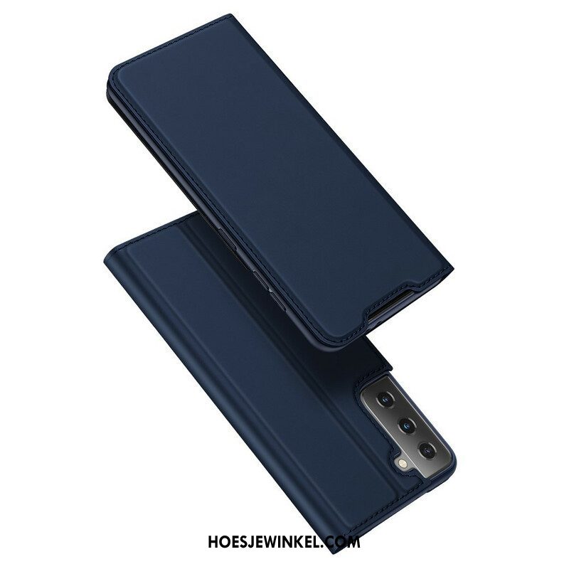 Bescherming Hoesje voor Samsung Galaxy S21 Plus 5G Folio-hoesje Skinpro Dux Ducis