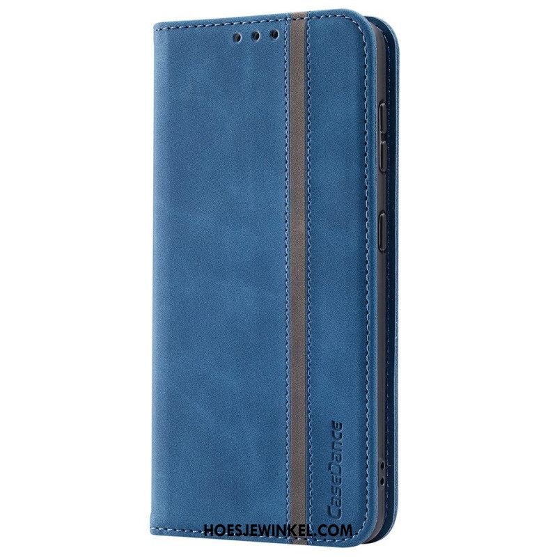 Bescherming Hoesje voor Samsung Galaxy S22 5G Folio-hoesje Kunstleer Casedance