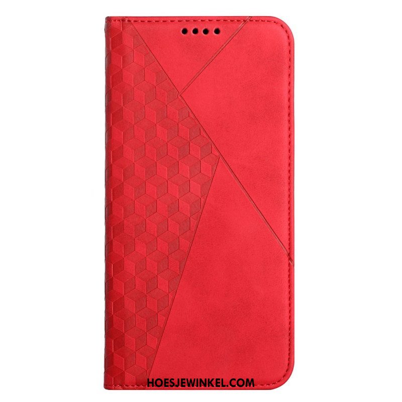 Bescherming Hoesje voor Samsung Galaxy S22 5G Folio-hoesje Leerstijl Met Diamanttextuur